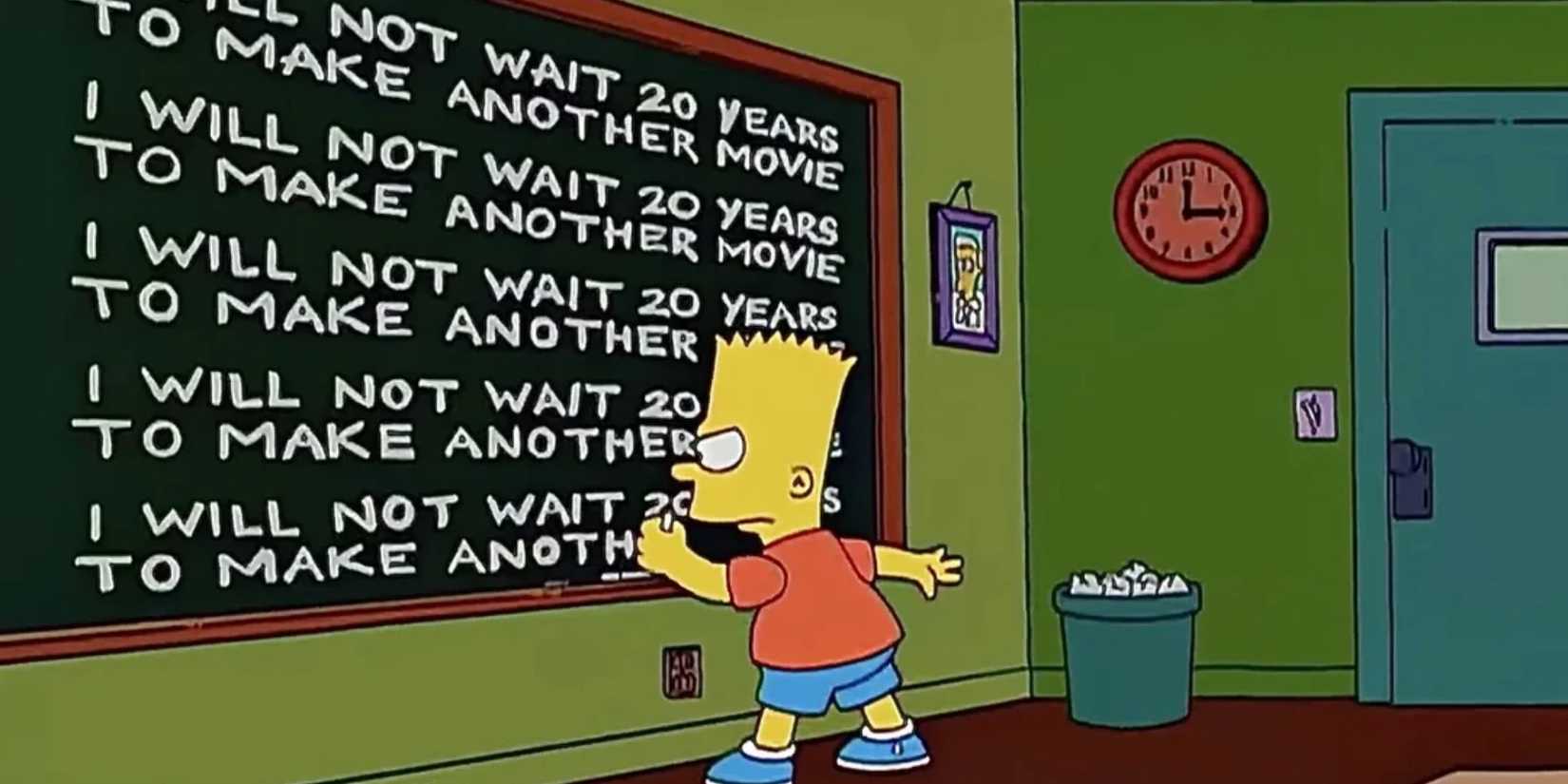 The Simpsons Movie 2 Announcement Pays Off A Joke 20 Years In The Making