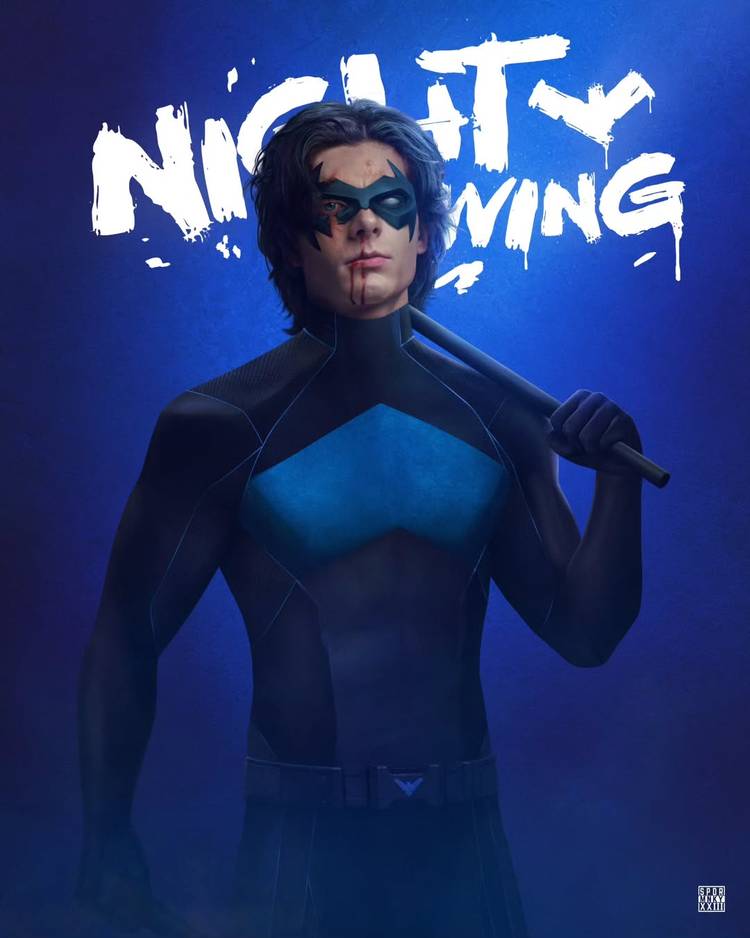 Hit Fantasy Movie Star Suits Up As The Nightwing Of James Gunn’s DCU In New DC Art Hit Fantasy Movie Star Suits Up As The Nightwing Of James Gunn’s DCU In New DC Art