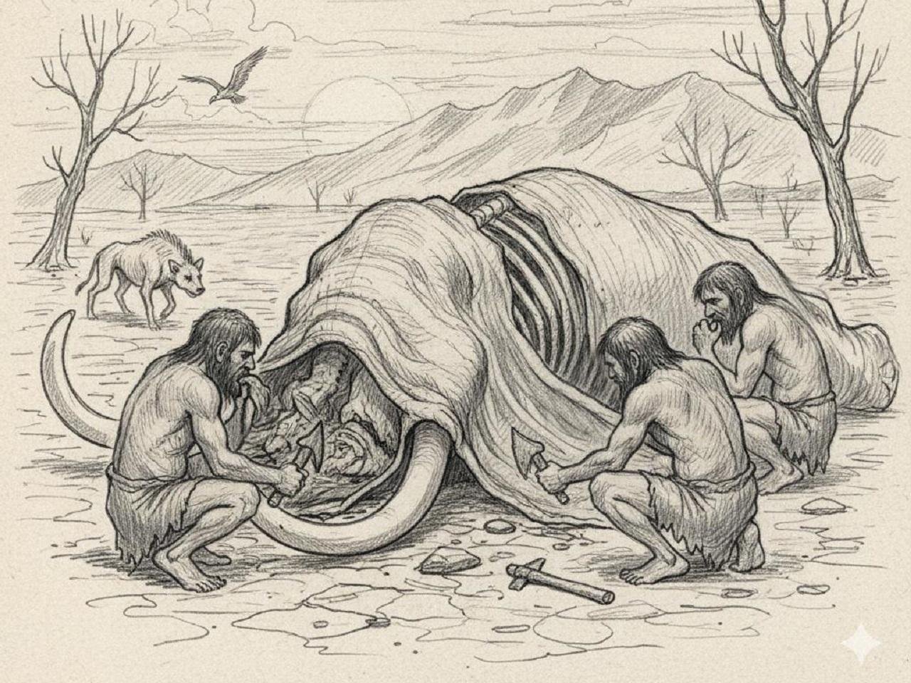 Eating carrion reconsidered: how scavenging shaped human evolution and made us human